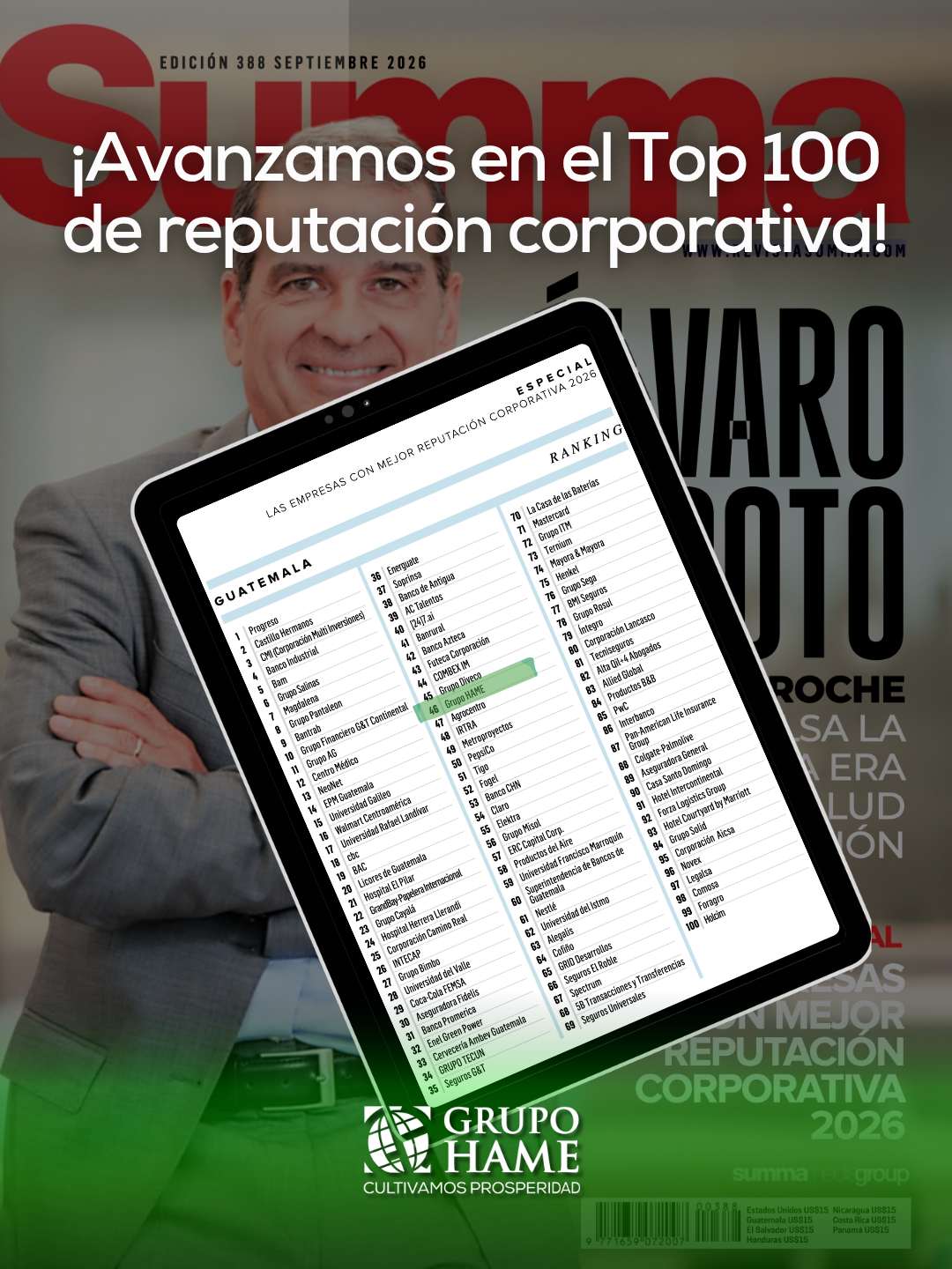 Reputación corporativa Grupo HAME 2026